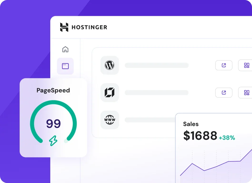 Hostinger official web hosting artwork