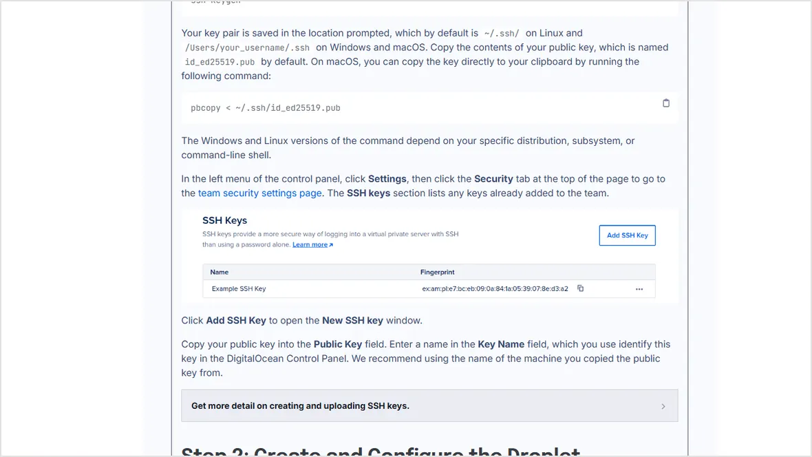 DigitalOcean firewall notes in production setup